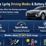 Do the Driving Modes in Cadillac Lyriq Offer Different Ranges or Battery Usages?