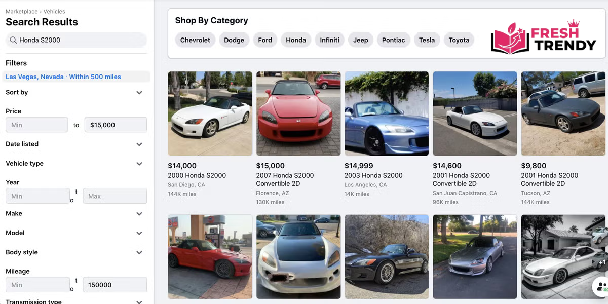 facebook marketplace cars