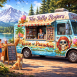 The Jolly Rogers Taste of Paradise Ice Cream Truck Sterling AK