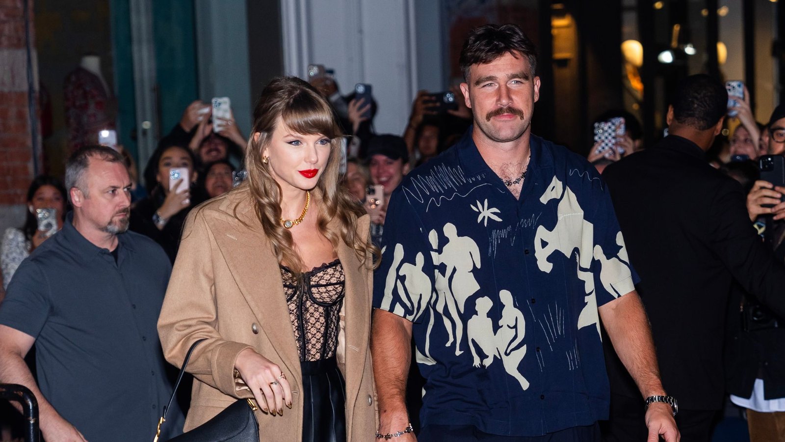 Taylor Swift and Travis Kelce