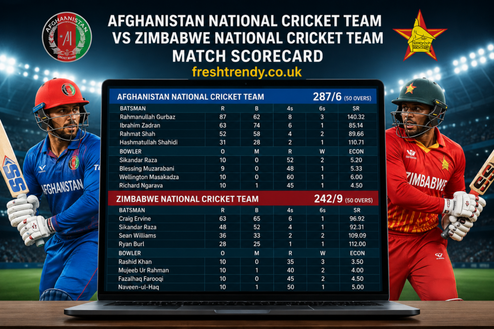 Afghanistan National Cricket Team vs Zimbabwe National Cricket Team Match Scorecard