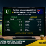 Pakistan National Cricket Team vs Australian Men’s Cricket Team Match Scorecard