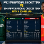 Pakistan National Cricket Team vs Zimbabwe National Cricket Team Match Scorecard
