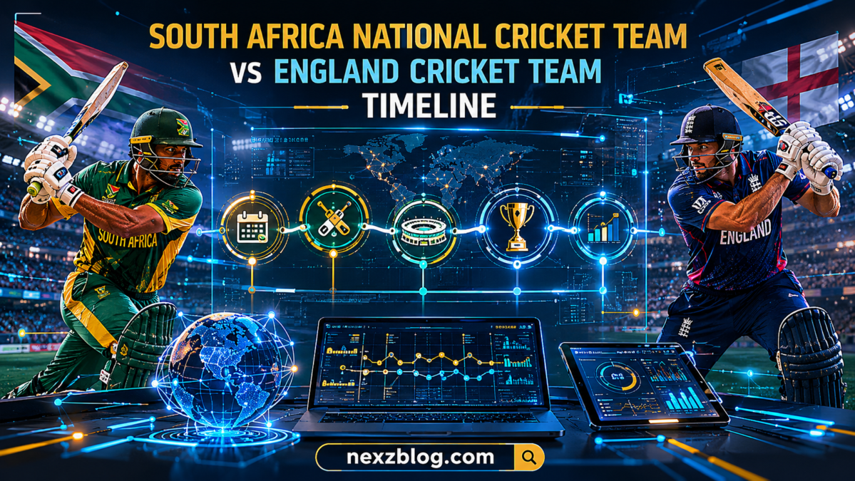 South Africa National Cricket Team vs England Cricket Team Timeline